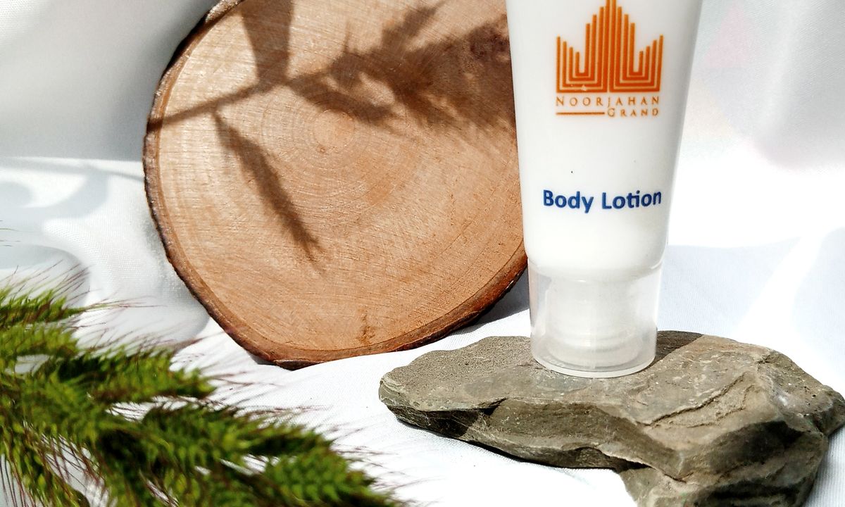 Private label body lotion product and body care packaging