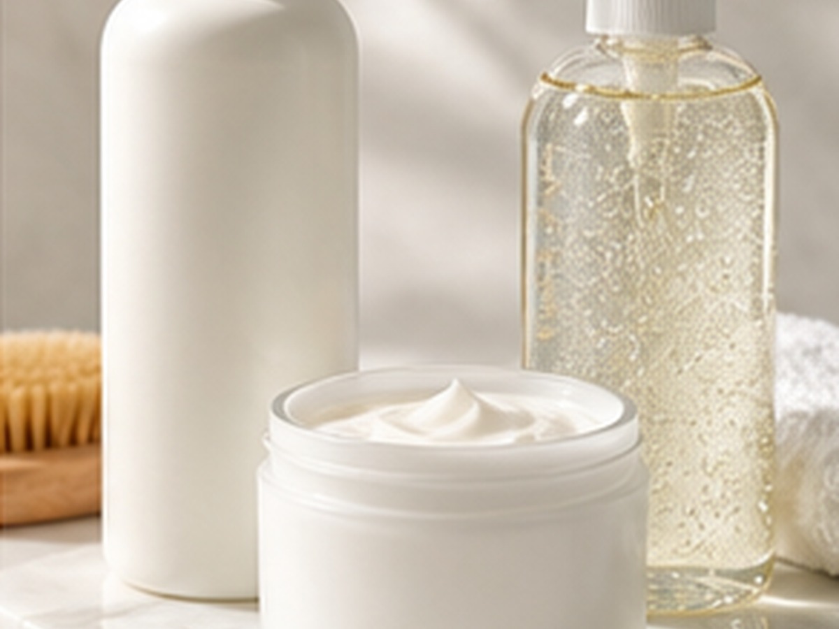 Private label body care product entrance