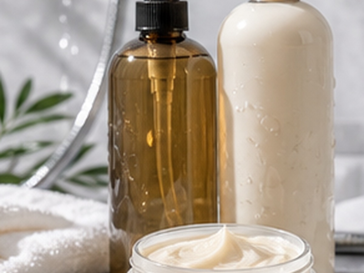Private label hair and wash care product entrance