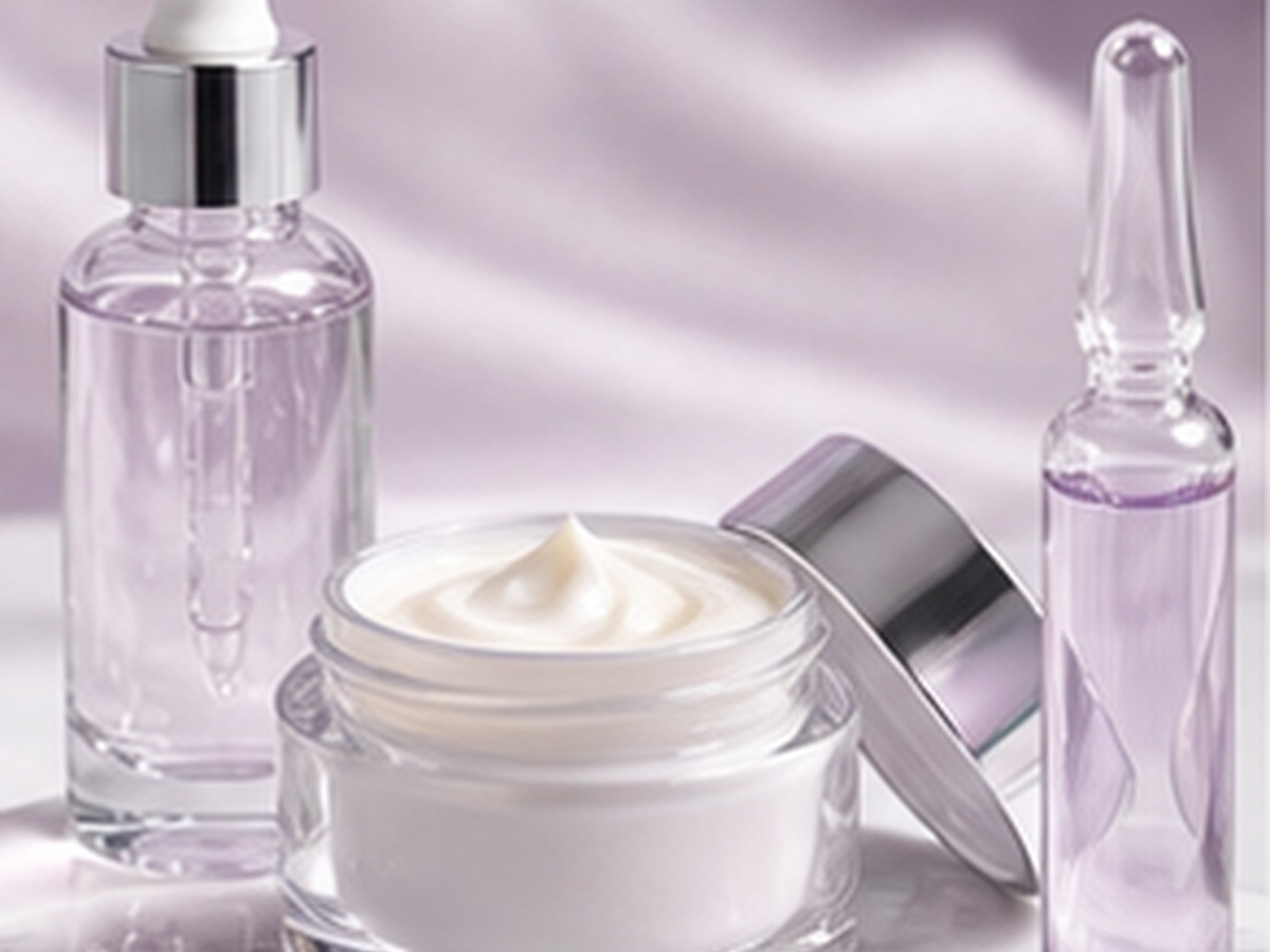 Private label anti-aging and firming skincare product entrance