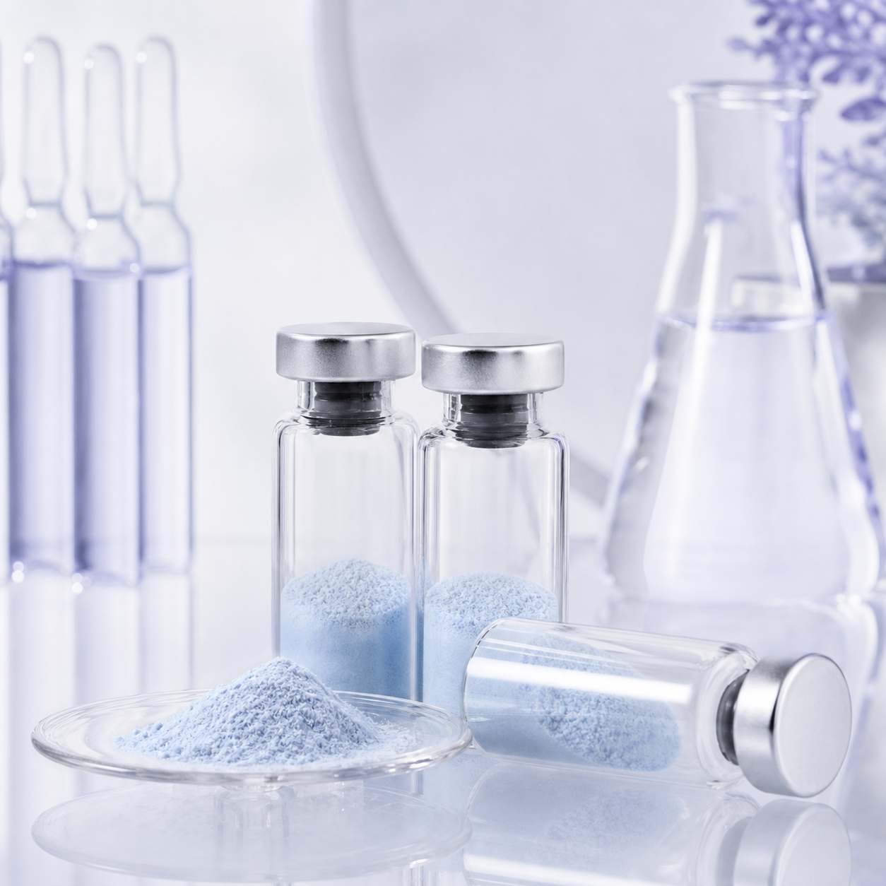 Blue Copper Peptide Lyophilized Powder private label lyophilized powder product