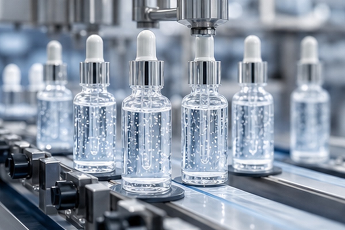 Filling & Packaging Support private label skincare product