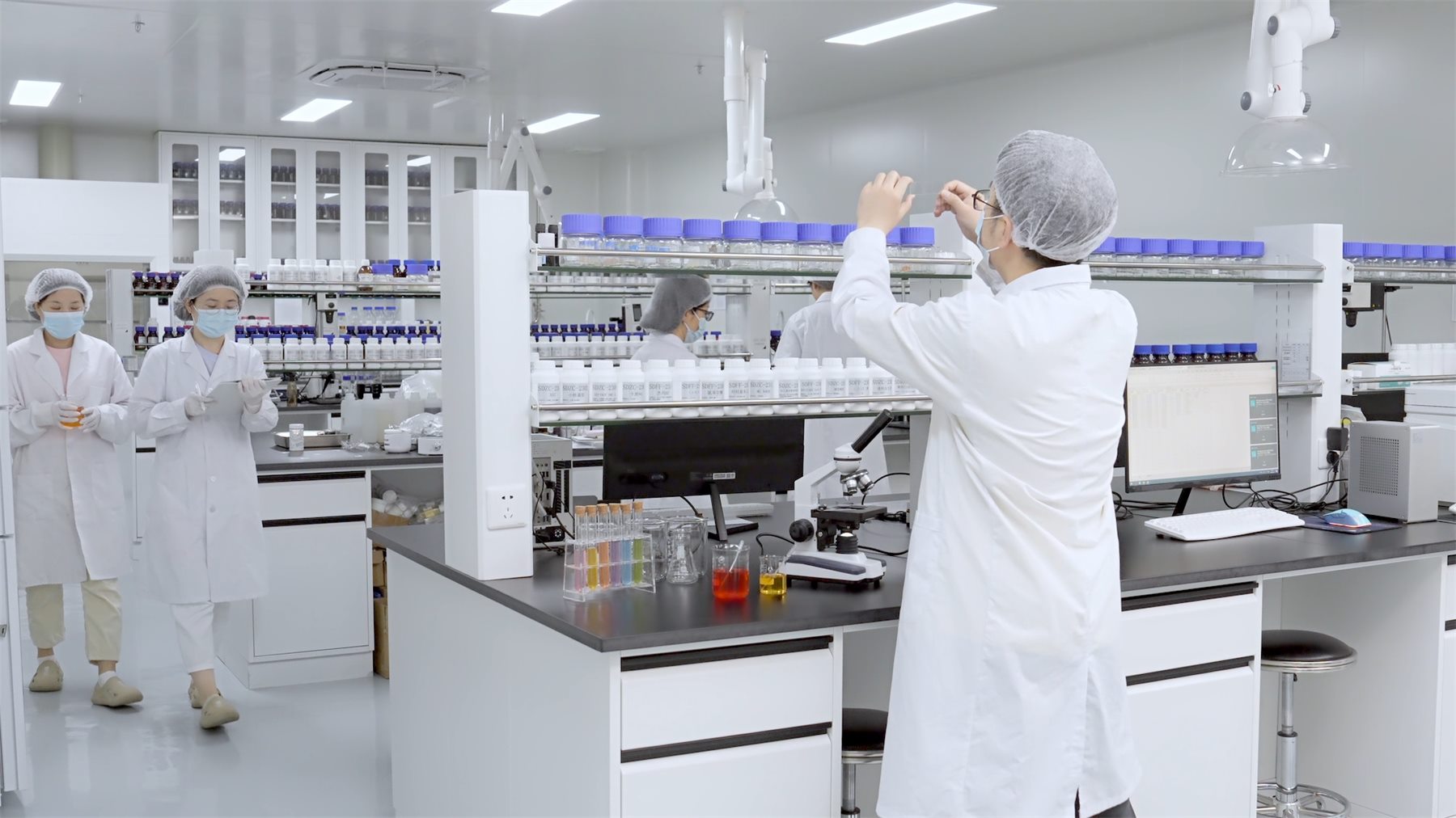 Skincare formulation research and development laboratory